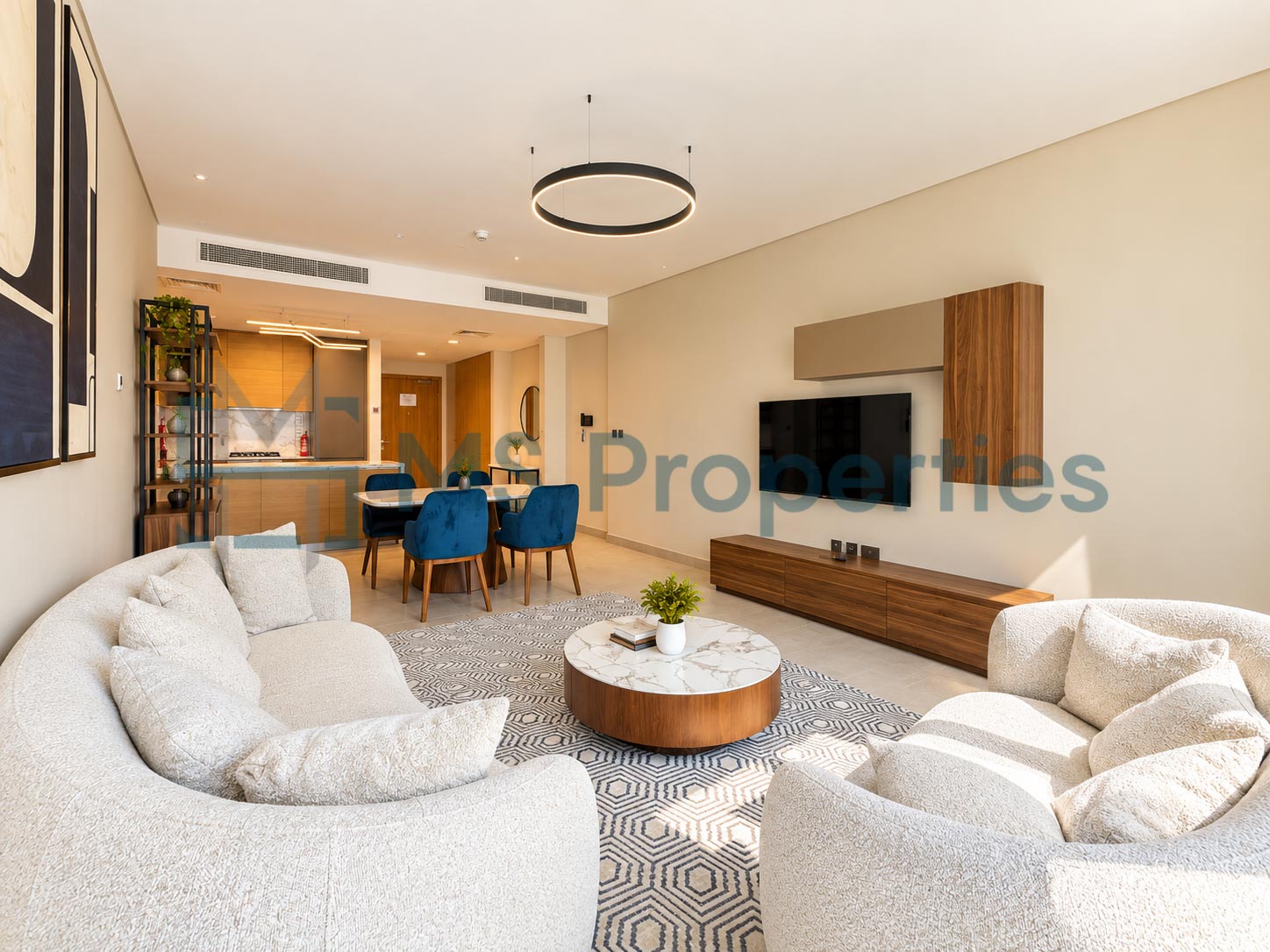 Prestigious 2 BHK + Maid Furnished with Balcony Beautiful City View