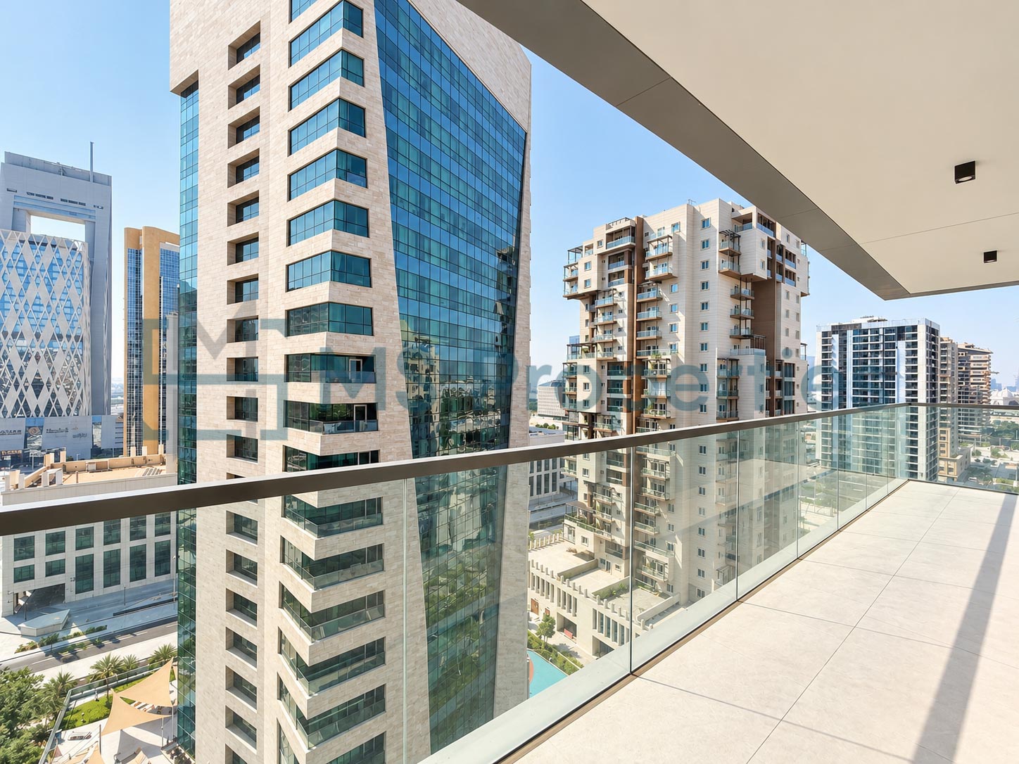 Prestigious 2 BHK + Maid Furnished with Balcony Beautiful City View