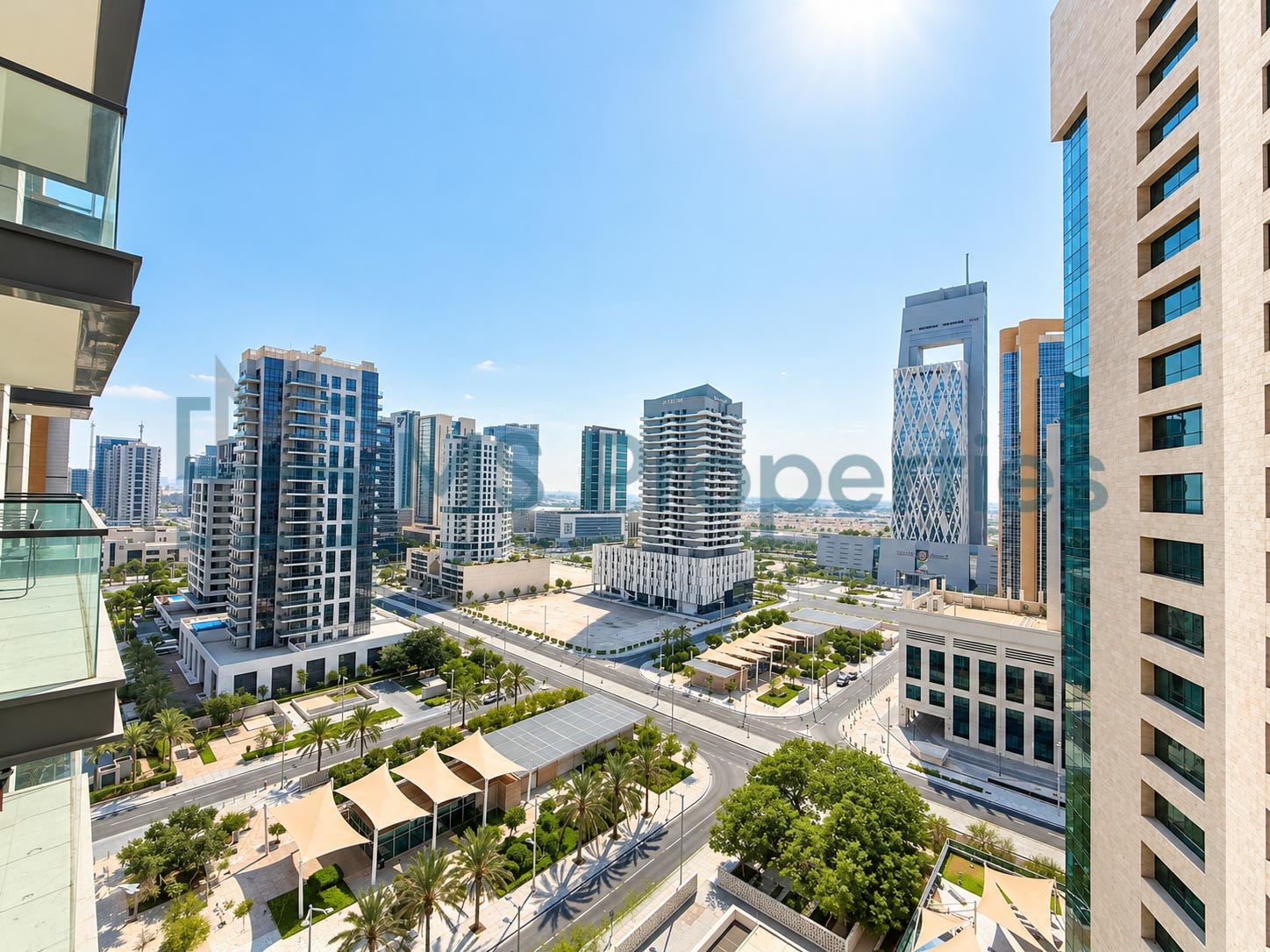Prestigious 2 BHK + Maid Furnished with Balcony Beautiful City View