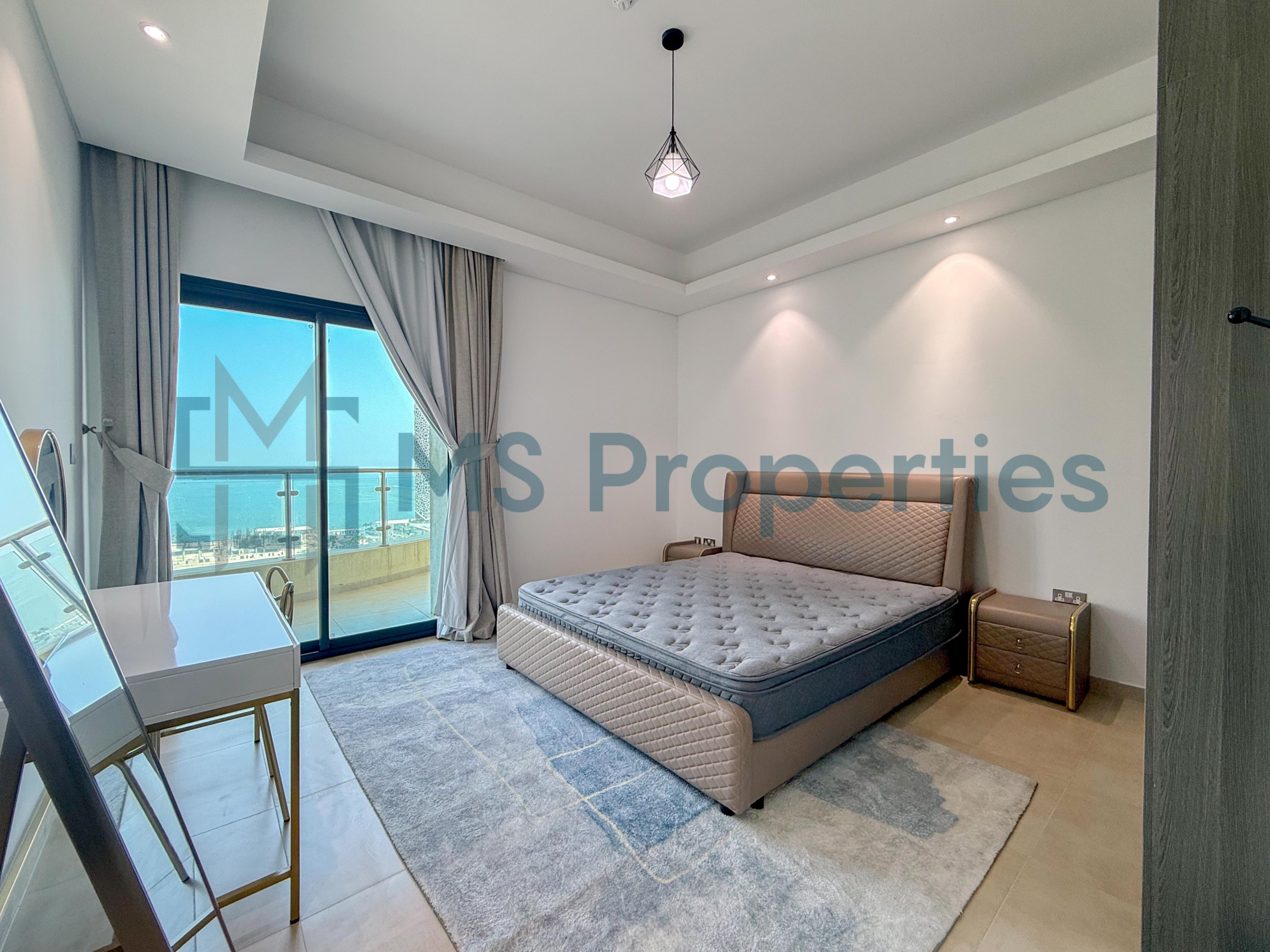 Modern 2BHK Furnished with Balcony Stunning City View