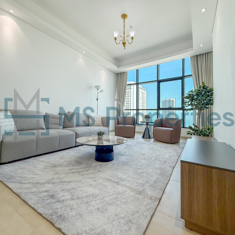 Modern 2BHK Furnished with Balcony Stunning City View