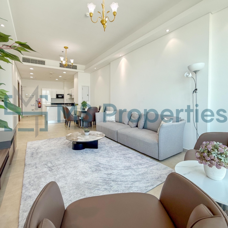 Modern 2BHK Furnished with Balcony Stunning City View