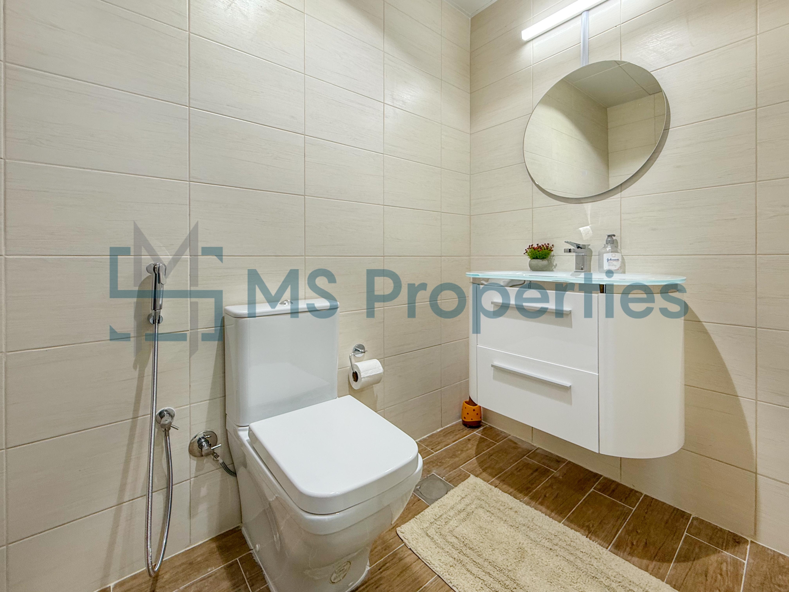 Modern 2BHK Furnished with Balcony Stunning City View