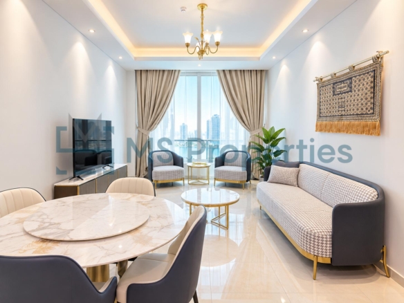 Modern 2 BDR Furnished with Balcony Beautiful View