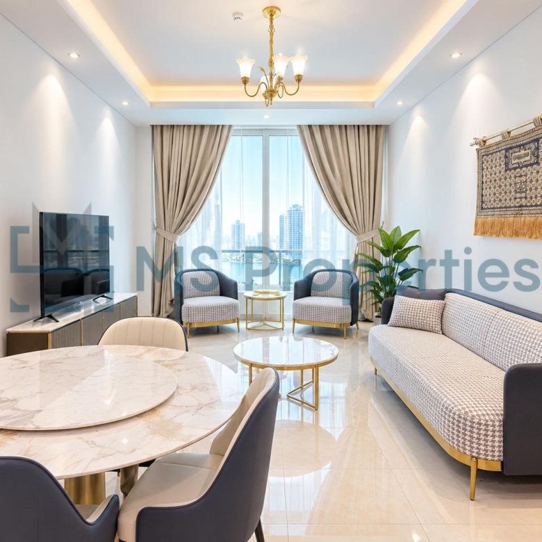 Modern 2 BDR Furnished with Balcony Beautiful View