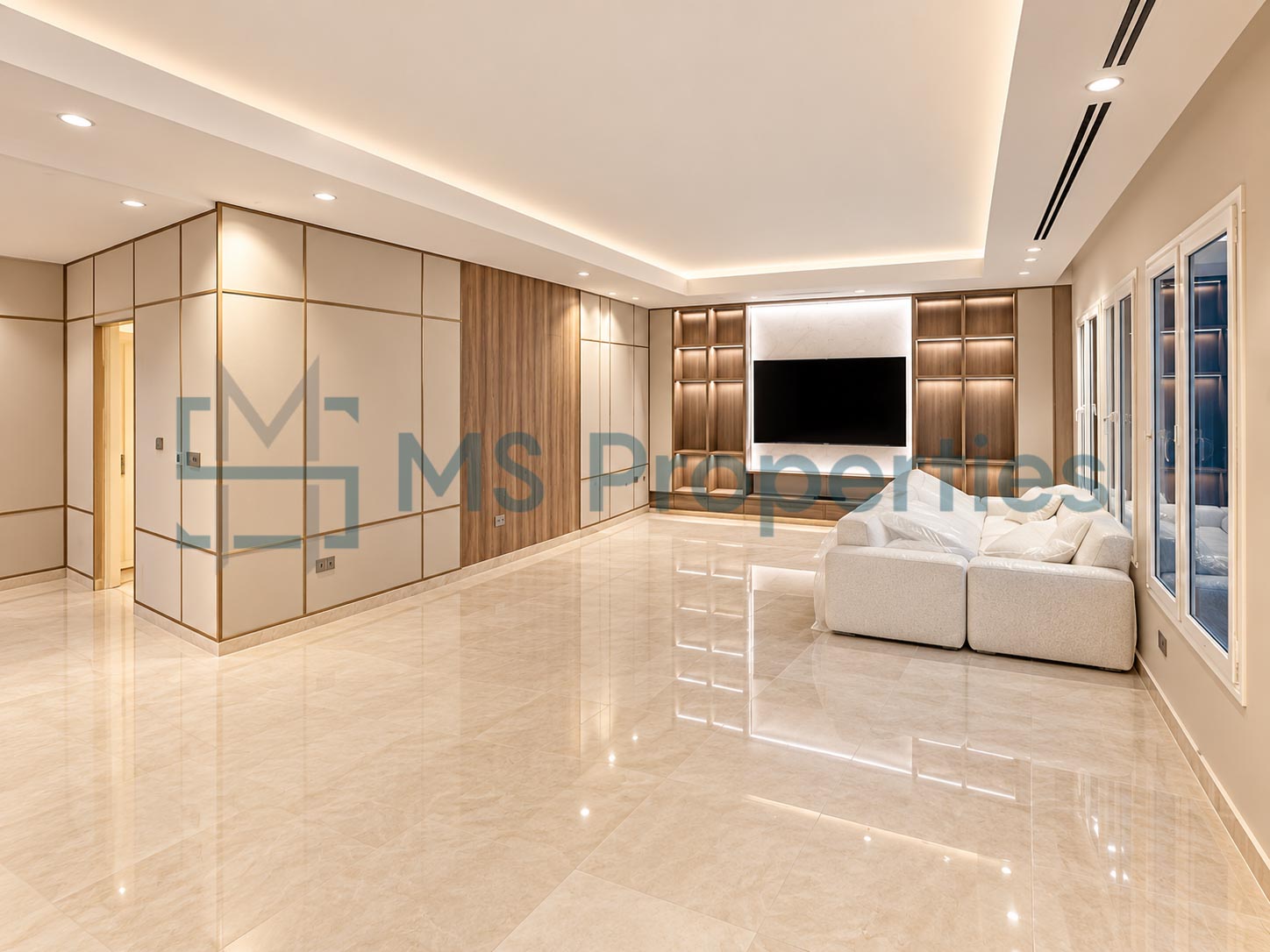 T10_1107_ Fully Renovated 3 BHK + Maid`s Room with Balcony | For Sale