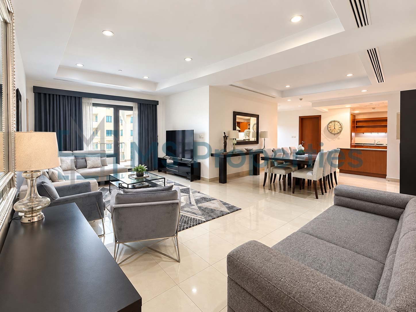 T16_1605s_-3 Elegant Large Space 2BHK Flat with Balcony | High Floor