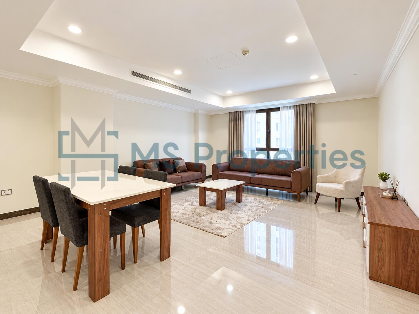 Classic Elegant 1 Bedroom Furnished with Community View
