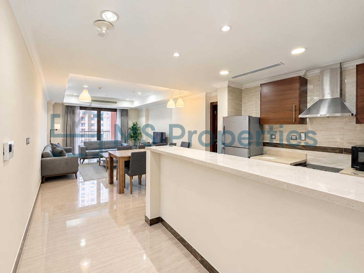 Luxurious 1 BHK Furnished with Balcony Amazing View