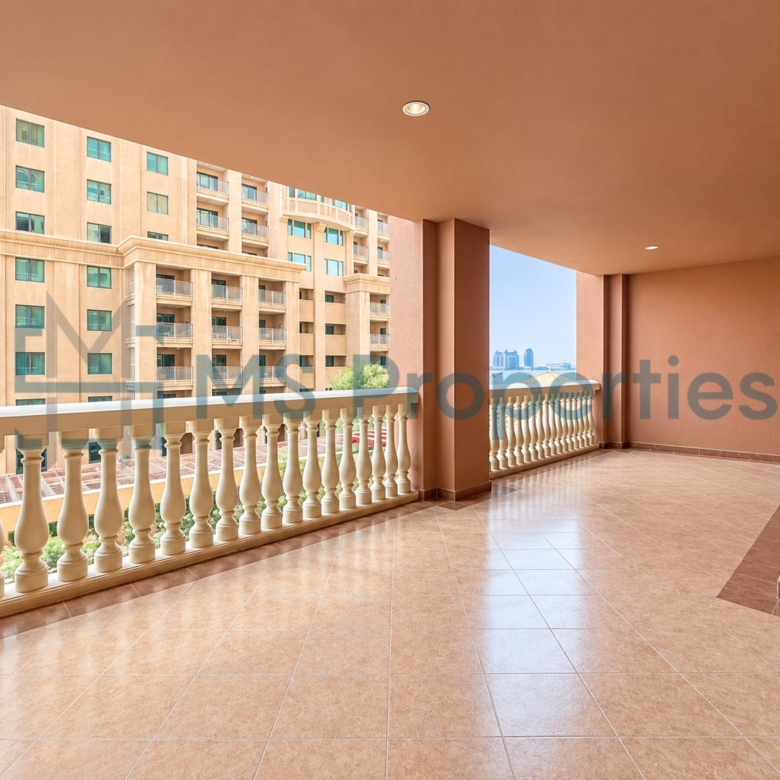 Large Layout 1 BHK Apartment with View Balcony