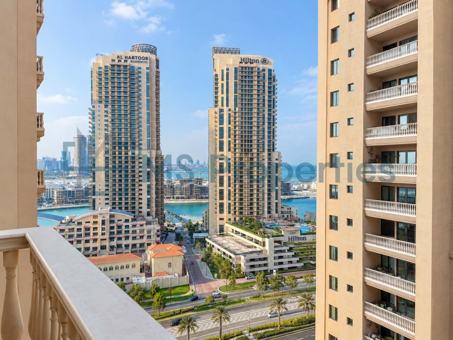 Sophisticated 2BHK Furnished with Balcony Sea View