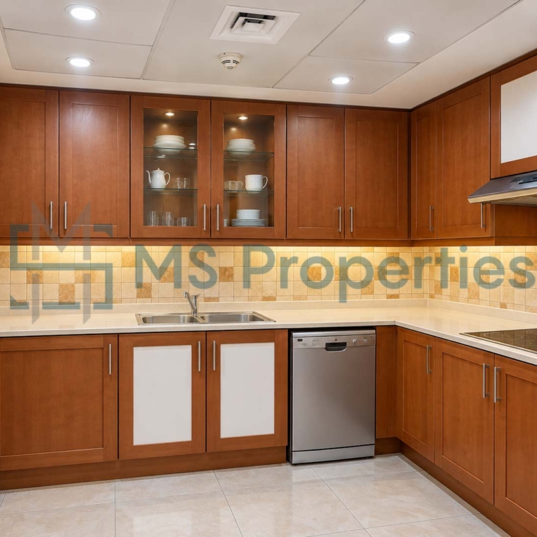 Sophisticated 2BHK Furnished with Balcony Sea View