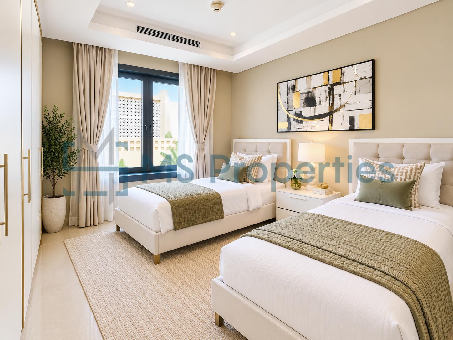 Luxury New Renovated 4 BHK + Maid Room Townhouse | Marina Front View