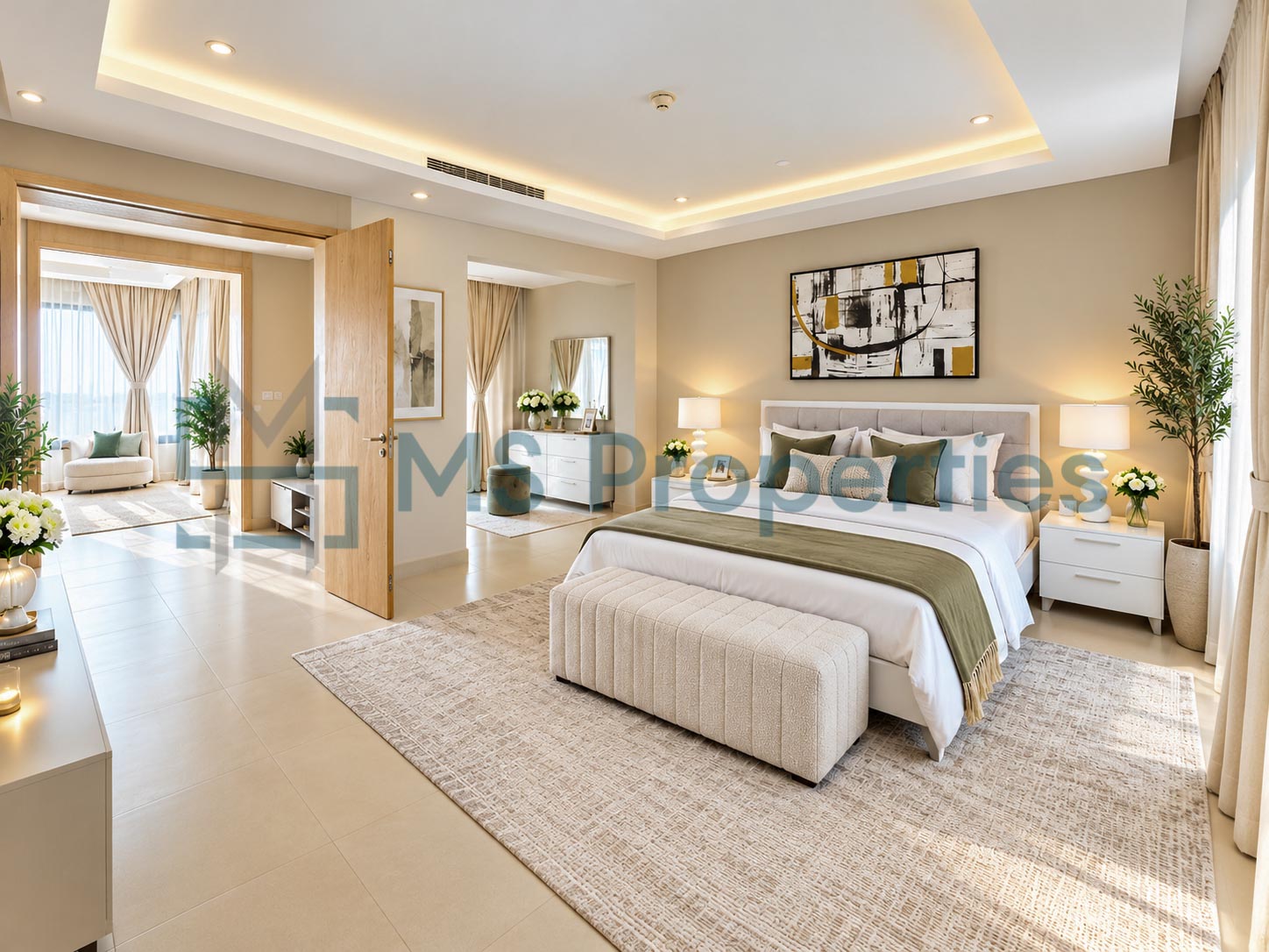 Luxury New Renovated 4 BHK + Maid Room Townhouse | Marina Front View