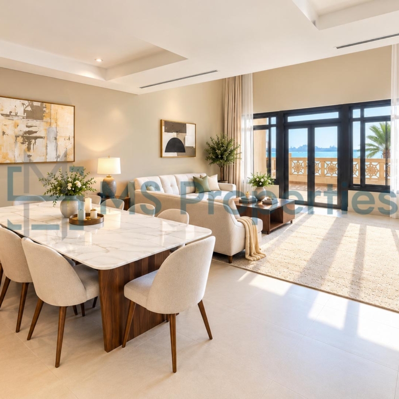 Luxury New Renovated 4 BHK + Maid Room Townhouse | Marina Front View
