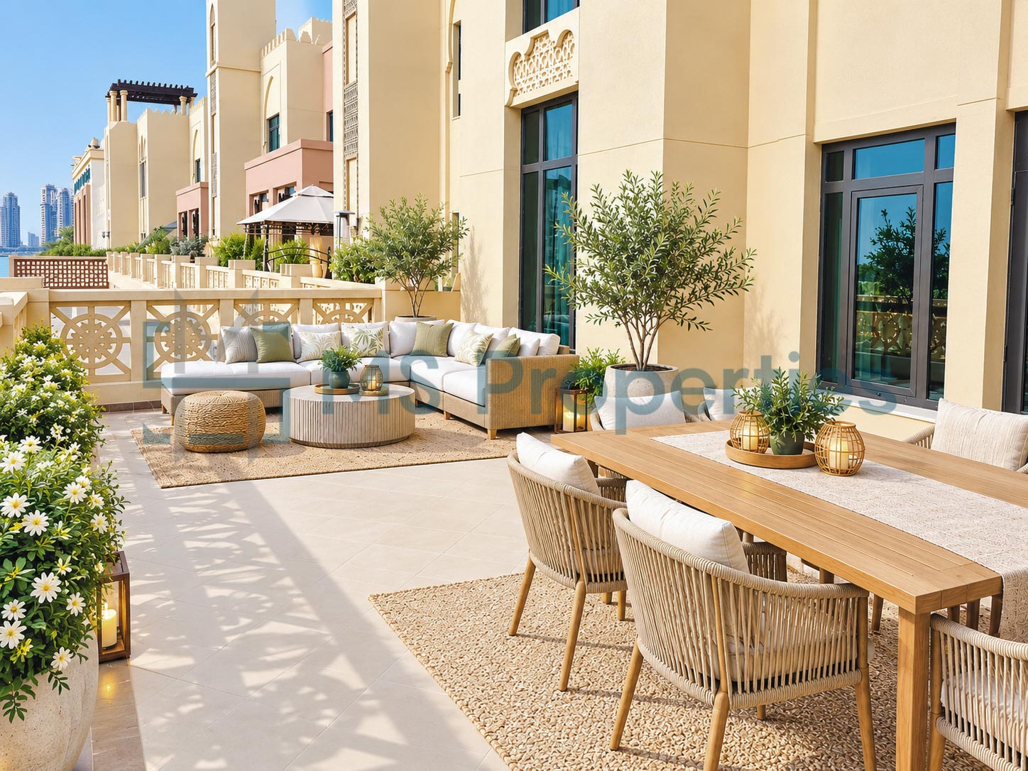 Luxury New Renovated 4 BHK + Maid Room Townhouse | Marina Front View
