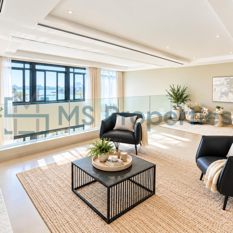 Luxury New Renovated 4 BHK + Maid Room Townhouse | Marina Front View