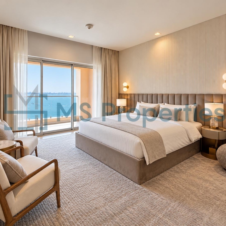 Outstanding | 2 BHK + Maid Furnished | Amazing Sea View | Bills Included
