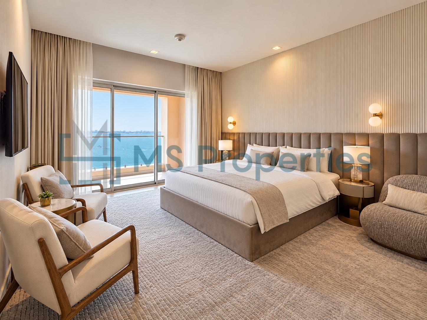 Outstanding | 2 BHK + Maid Furnished | Amazing Sea View | Bills Included