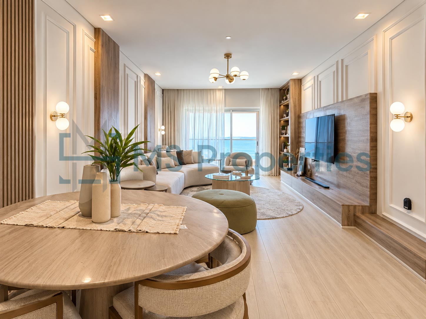 Outstanding | 2 BHK + Maid Furnished | Amazing Sea View | Bills Included