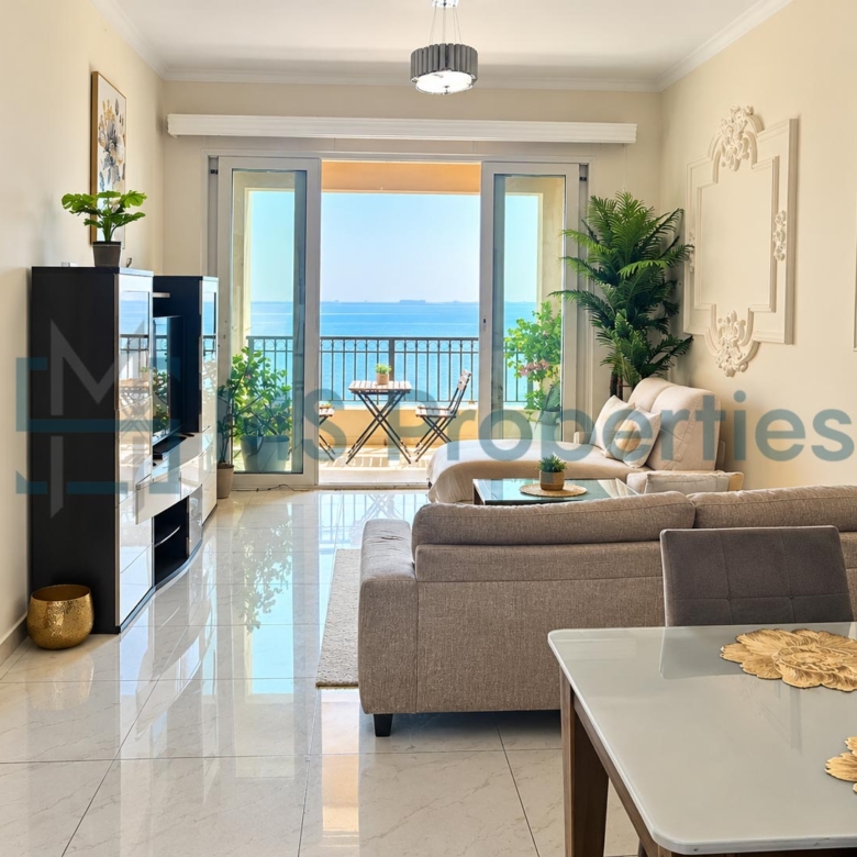 Bright & Elegant 2 BDR Furnished with Balcony Sea View