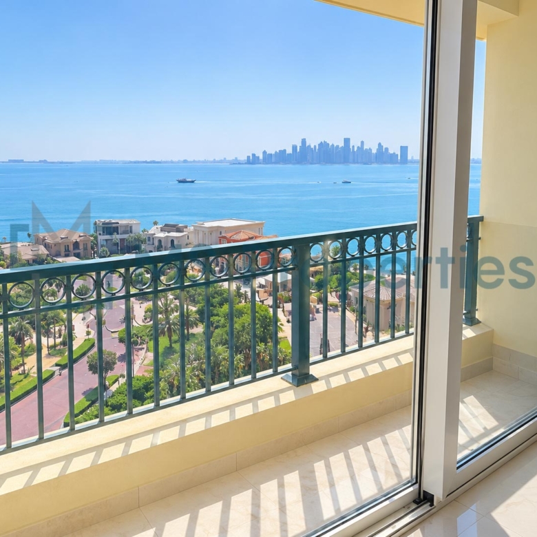 Bright & Elegant 2 BDR Furnished with Balcony Sea View
