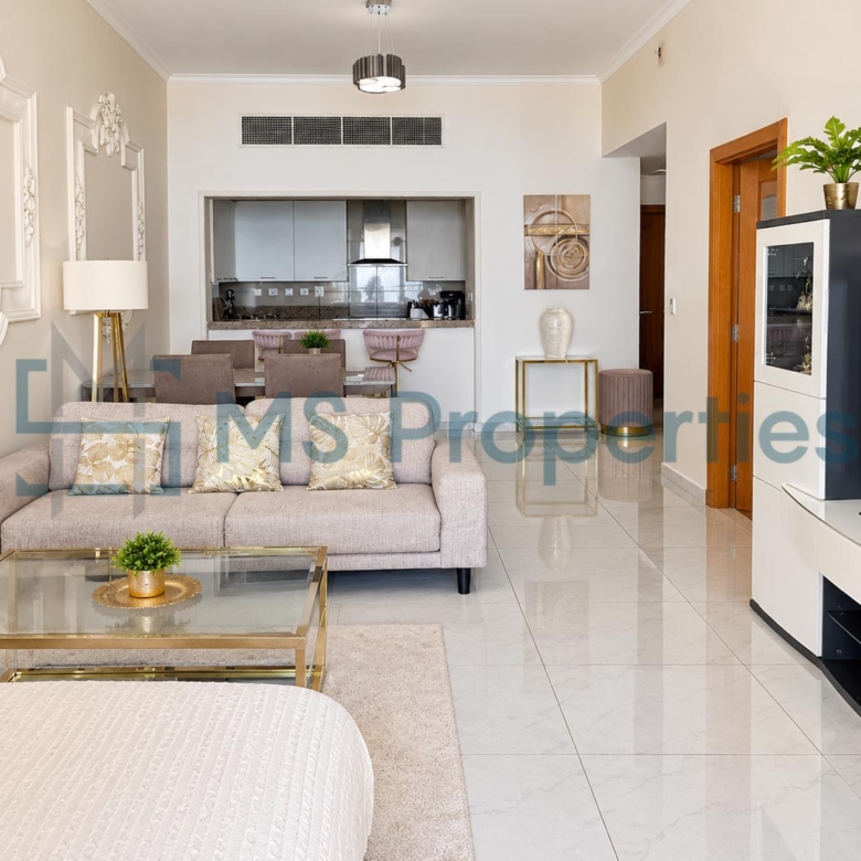 Bright & Elegant 2 BDR Furnished with Balcony Sea View