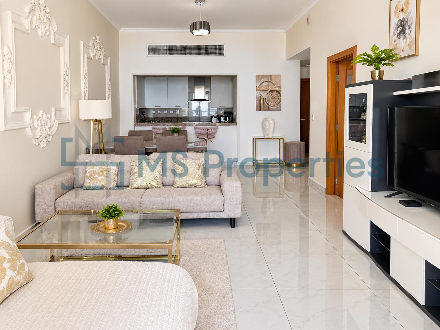 Bright & Elegant 2 BDR Furnished with Balcony Sea View
