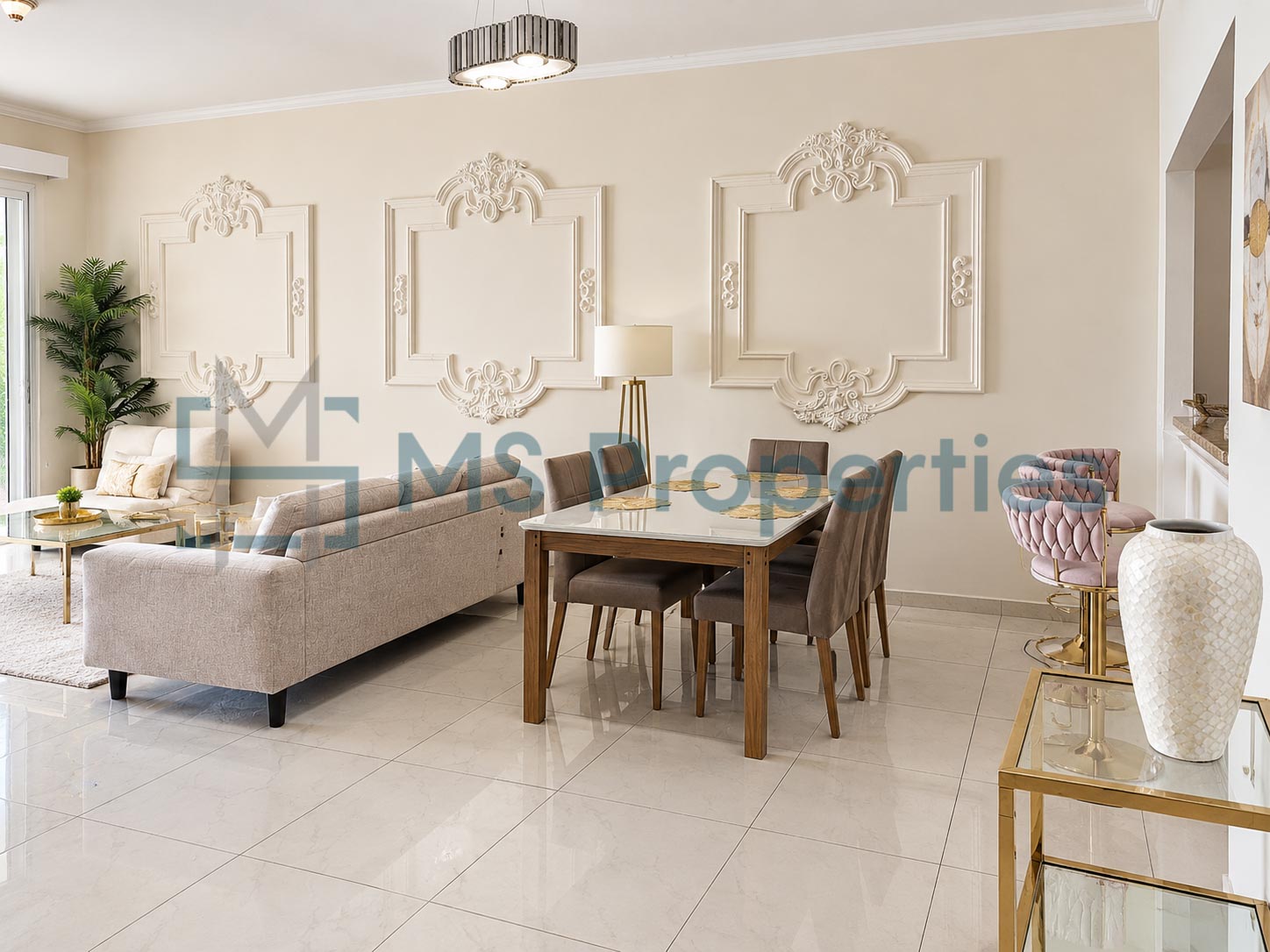 Bright & Elegant 2 BDR Furnished with Balcony Sea View