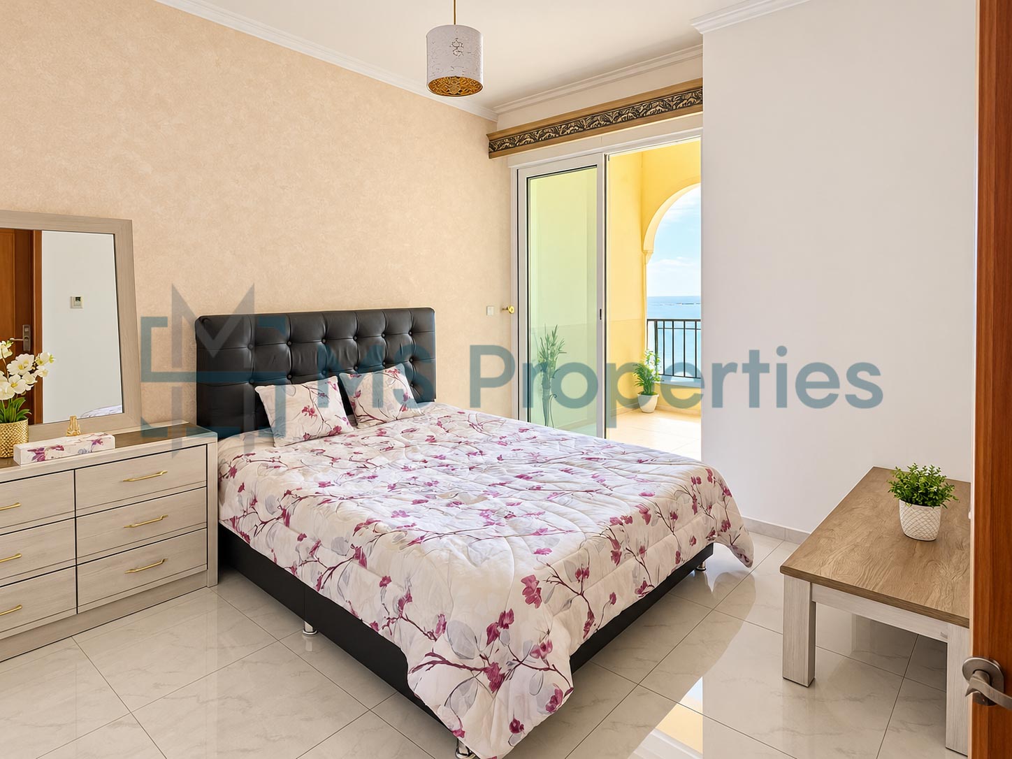 Bright & Elegant 2 BDR Furnished with Balcony Sea View