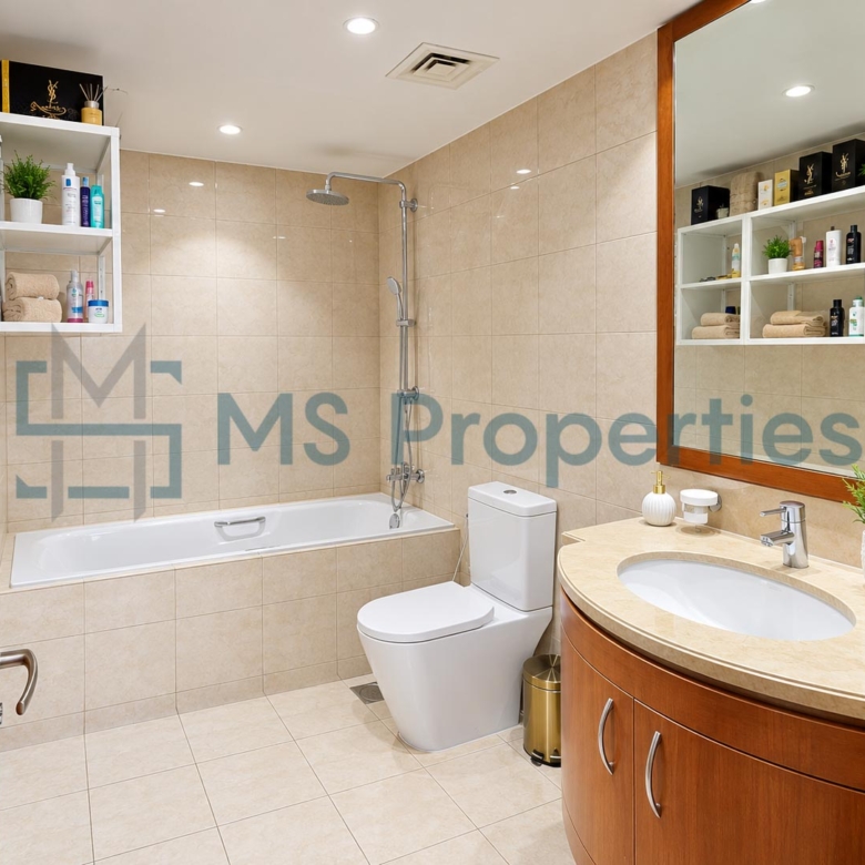 Bright & Elegant 2 BDR Furnished with Balcony Sea View