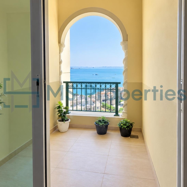 Bright & Elegant 2 BDR Furnished with Balcony Sea View
