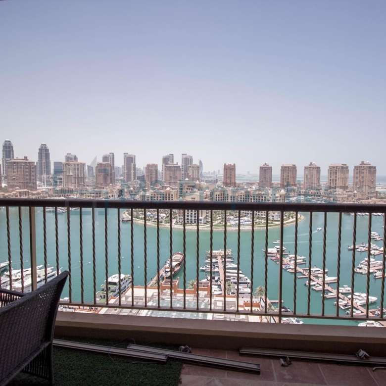 Stunning 2 BHK Apartment with Marina Sea View Balcony