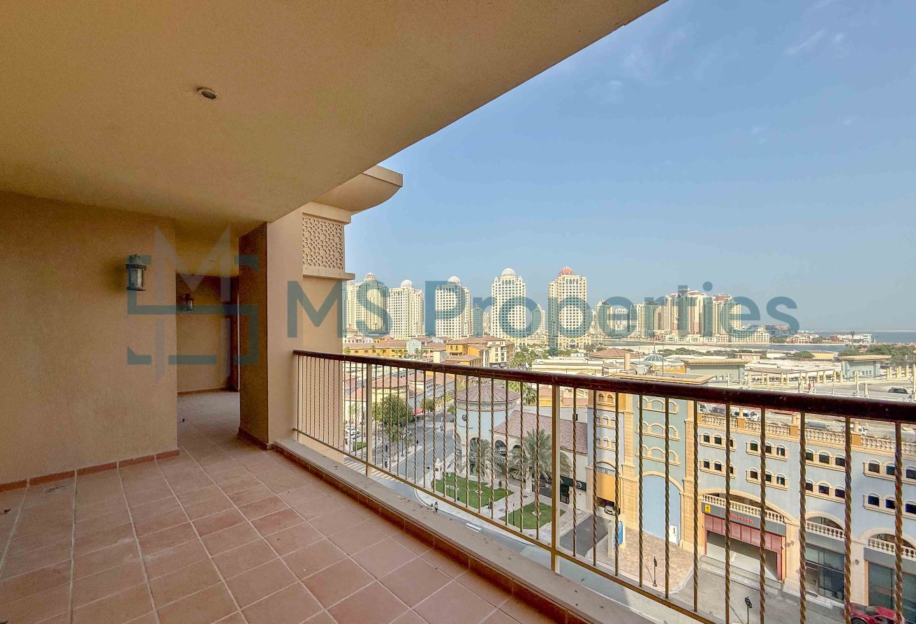Great Apartment 2 BHK + Maid w/ Balcony Community View