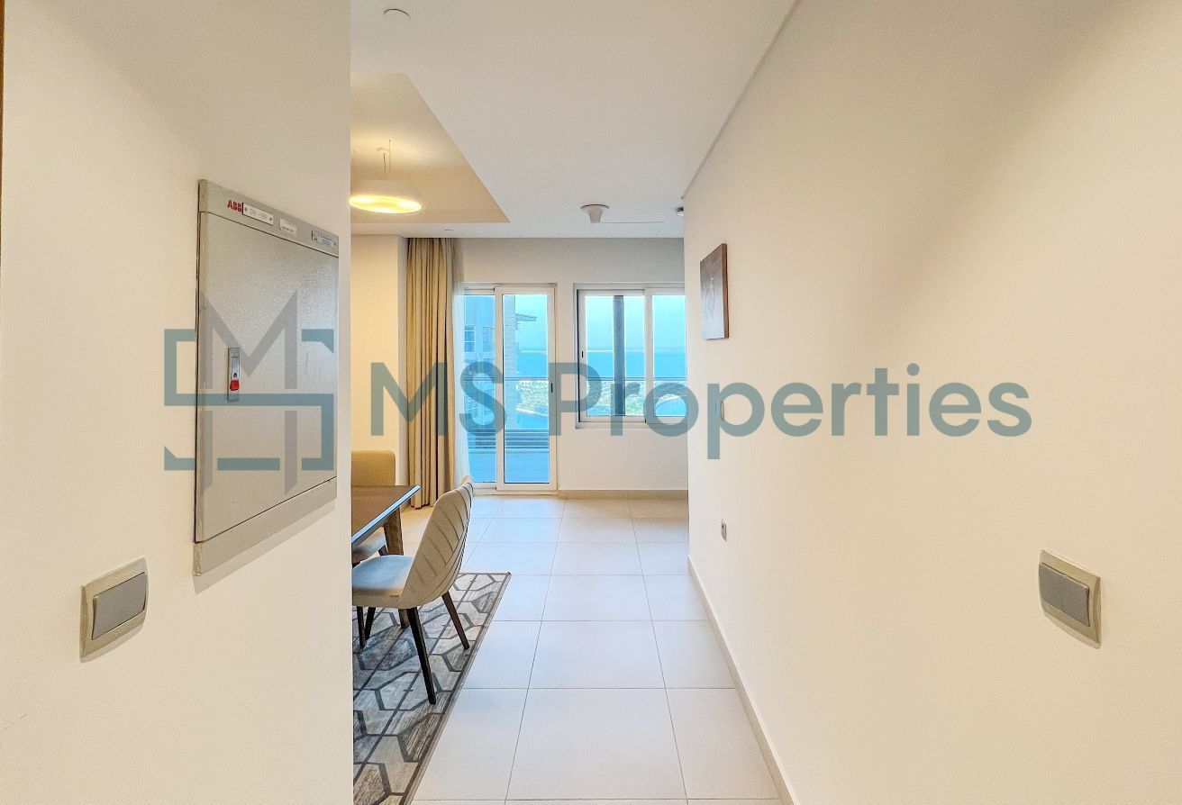 Beautiful Marina Sea View | 1 BHK Furnished with Balcony | Bills Included